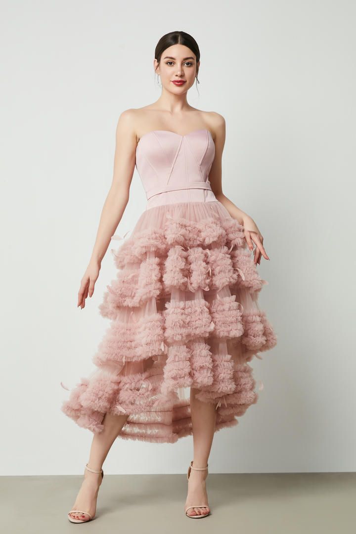 frill tiered dress