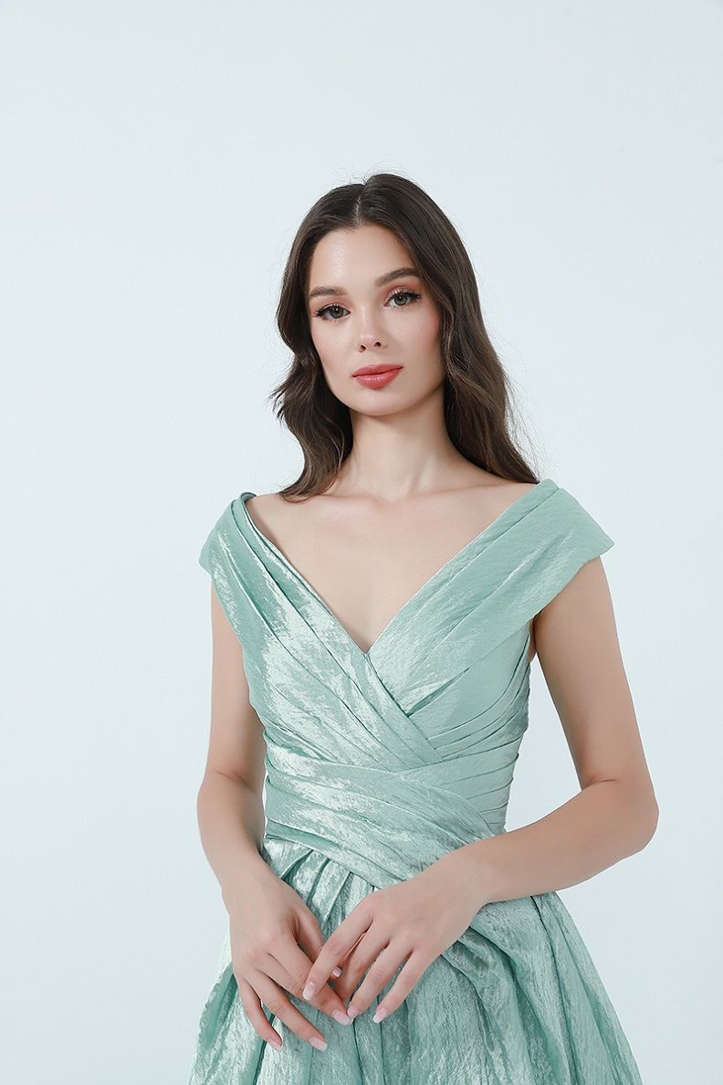 Unique folds dress