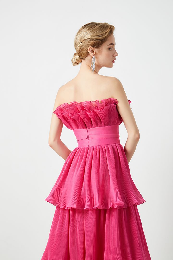 Ruffled Belted dress