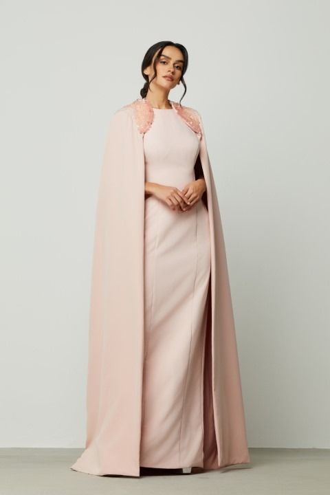 Elegant Cape Dress