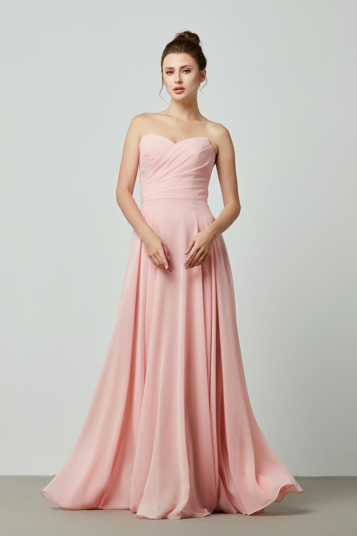 Sweetheart chiffon dress